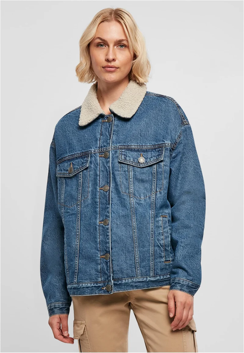 UC Oversized Sherpa Denim Jacket