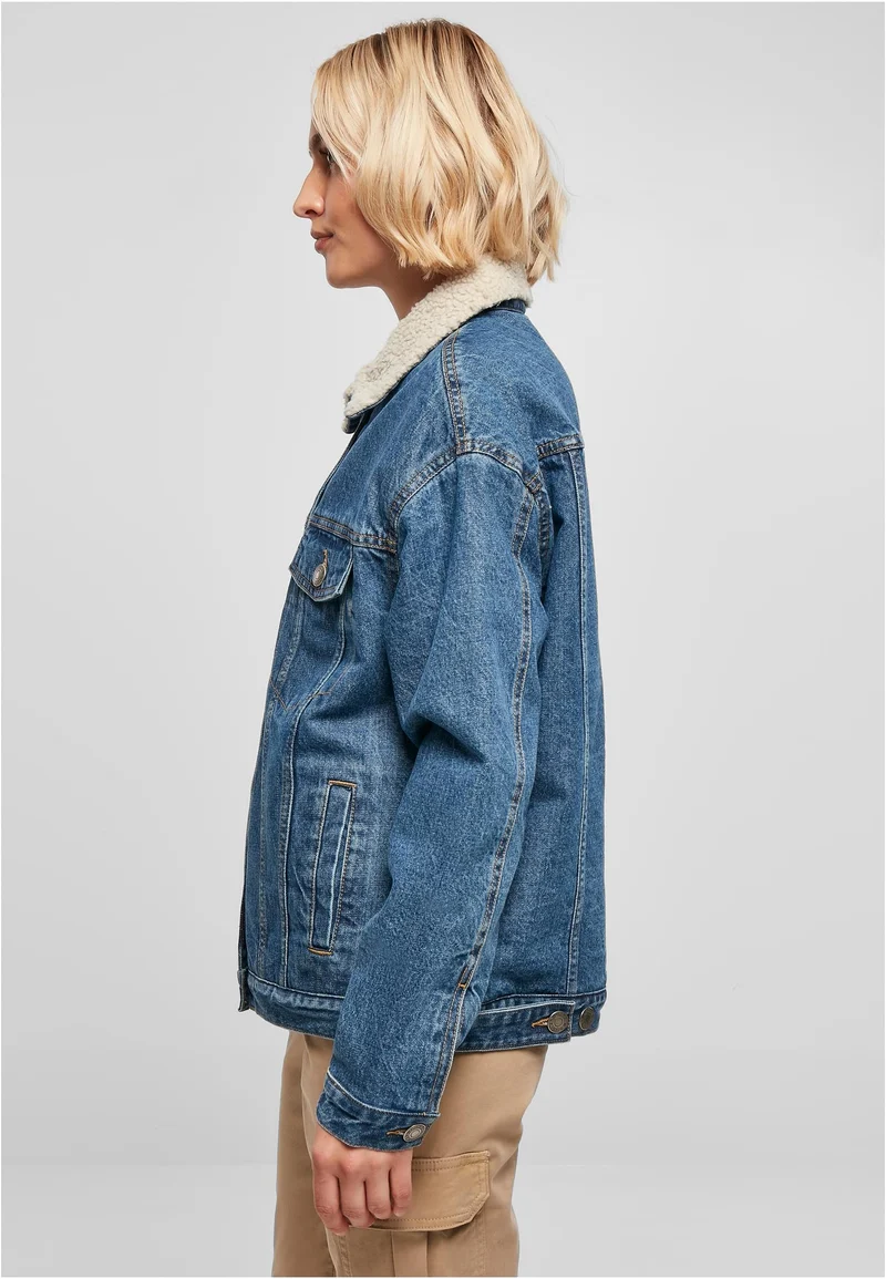 UC Oversized Sherpa Denim Jacket