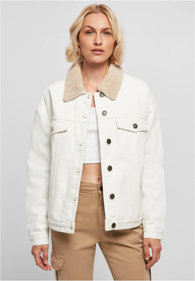 UC Oversized Sherpa Denim Jacket