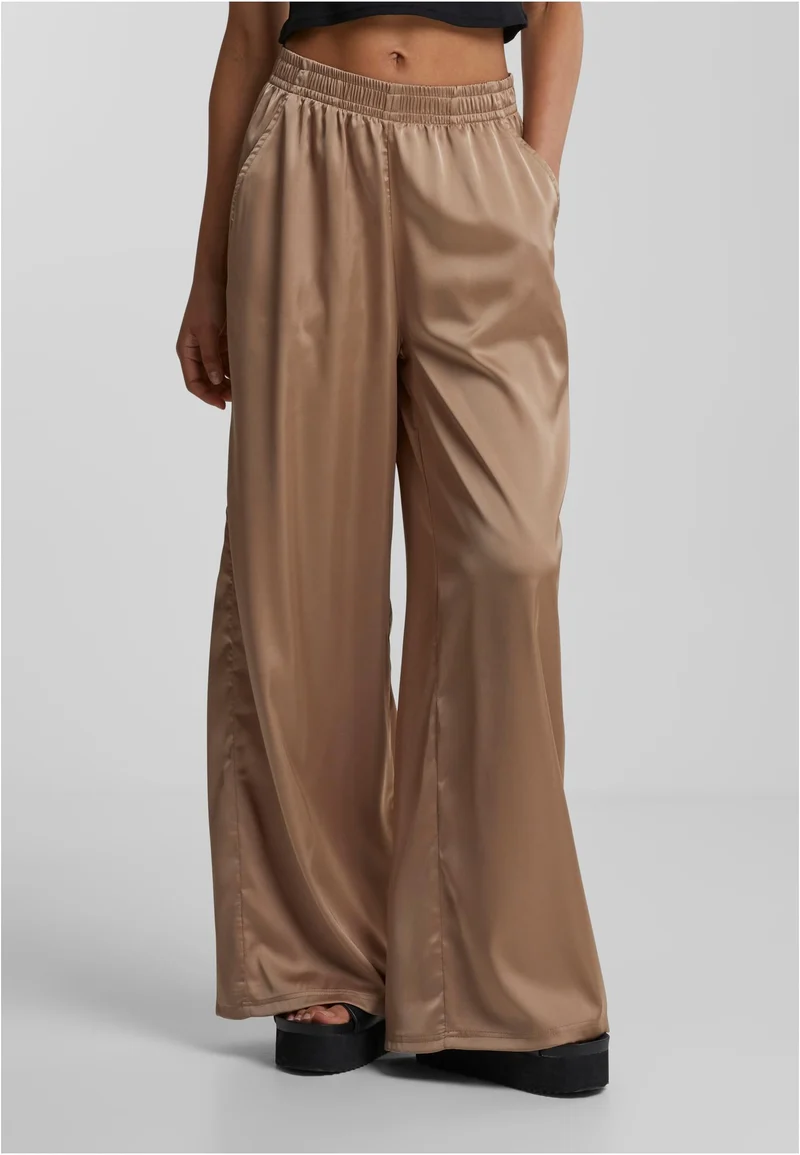 UC Satin Wide Leg Pants
