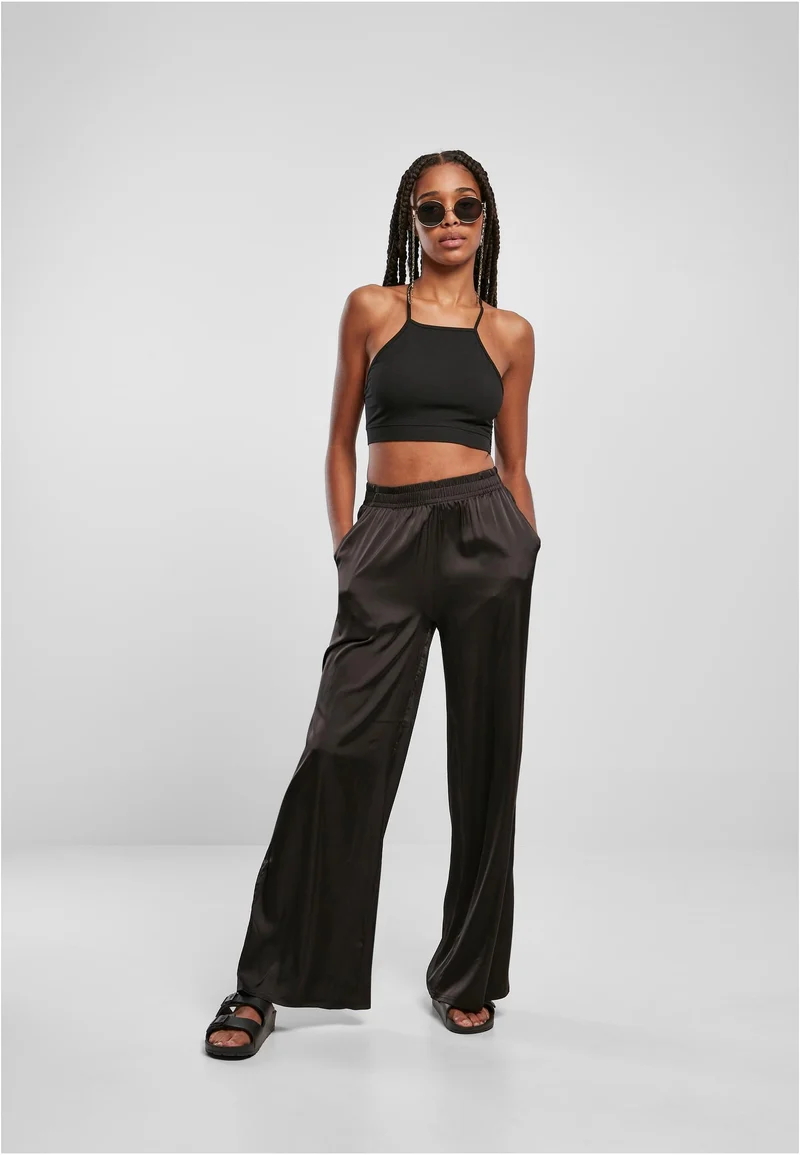 UC Satin Wide Leg Pants