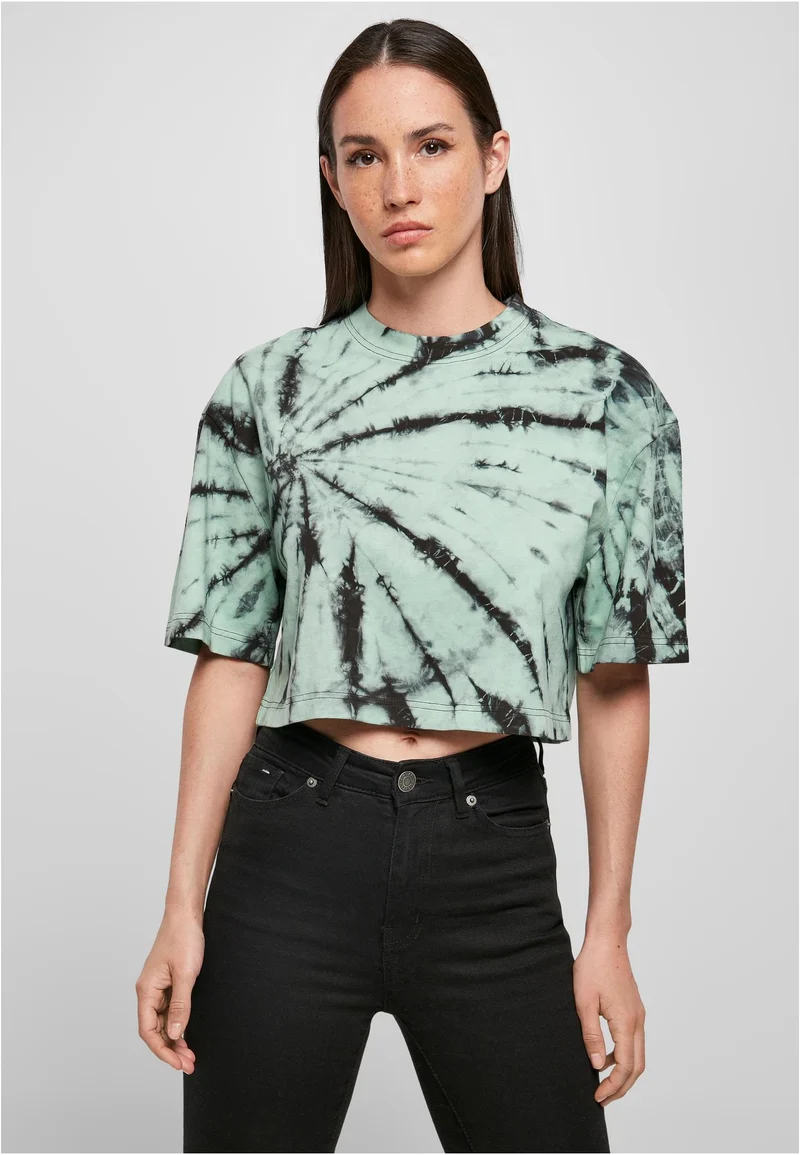 UC Oversized Cropped Tie Dye Tee