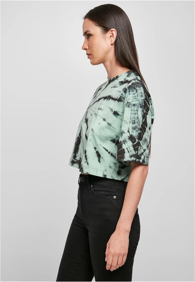UC Oversized Cropped Tie Dye Tee