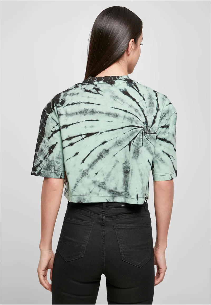UC Oversized Cropped Tie Dye Tee