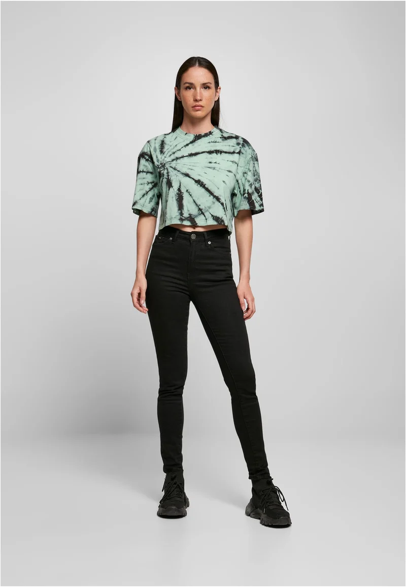 UC Oversized Cropped Tie Dye Tee