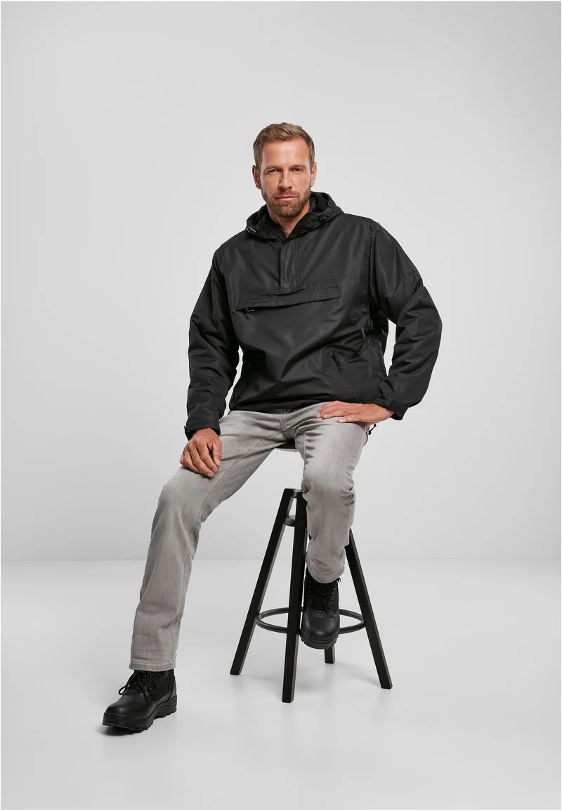 B Fleece Pull Over Windbreaker