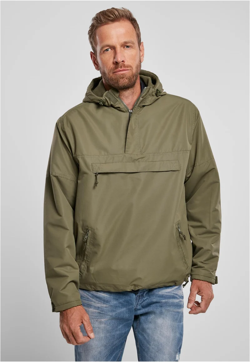 B Fleece Pull Over Windbreaker