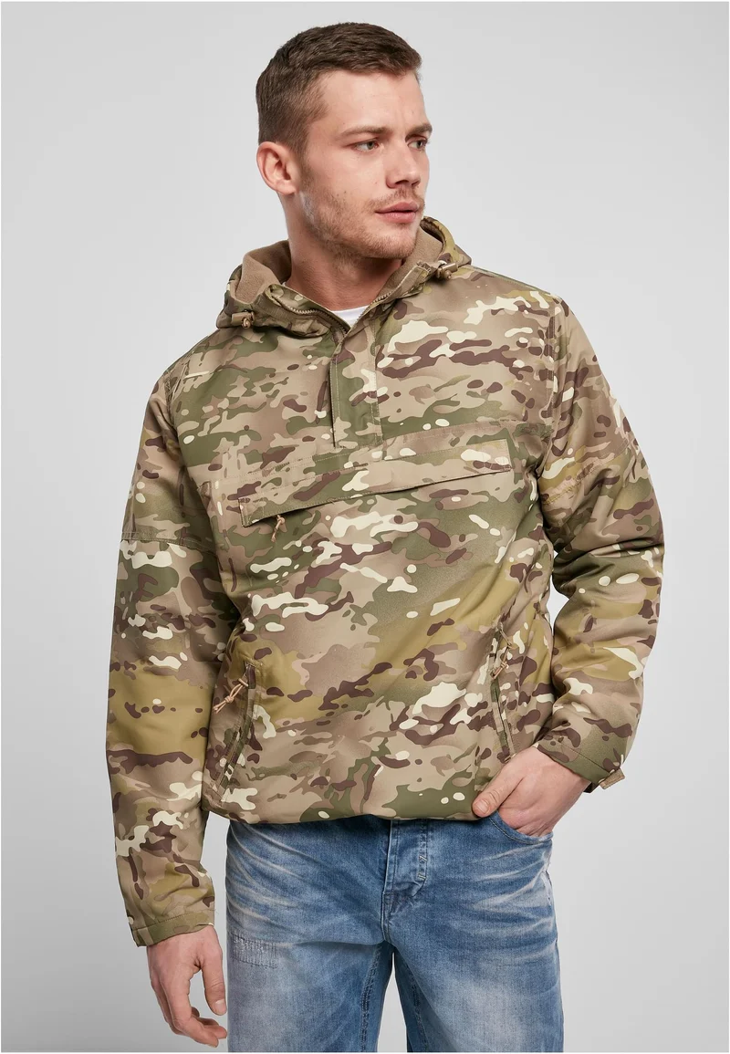 B Fleece Pull Over Windbreaker