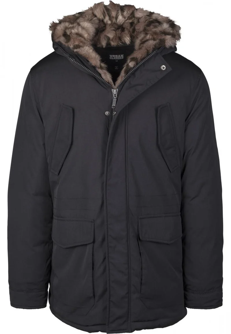 UC Hooded Faux Fur Parka