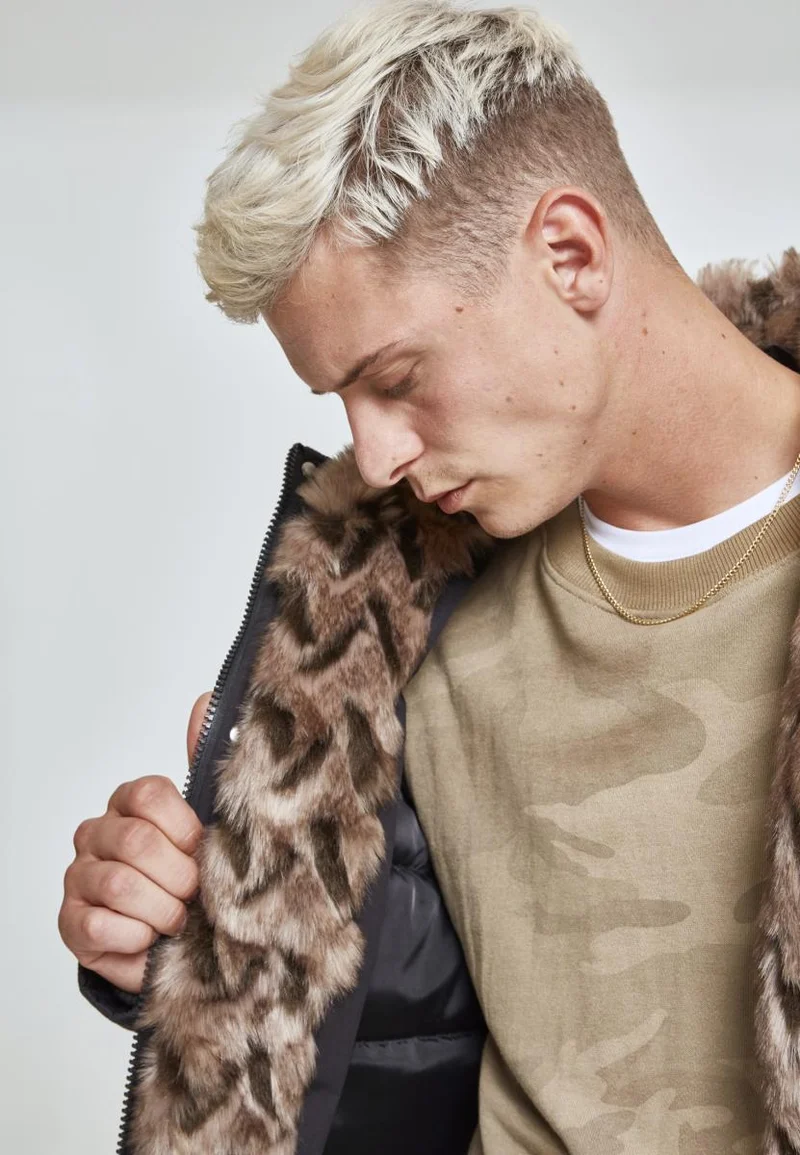 UC Hooded Faux Fur Parka