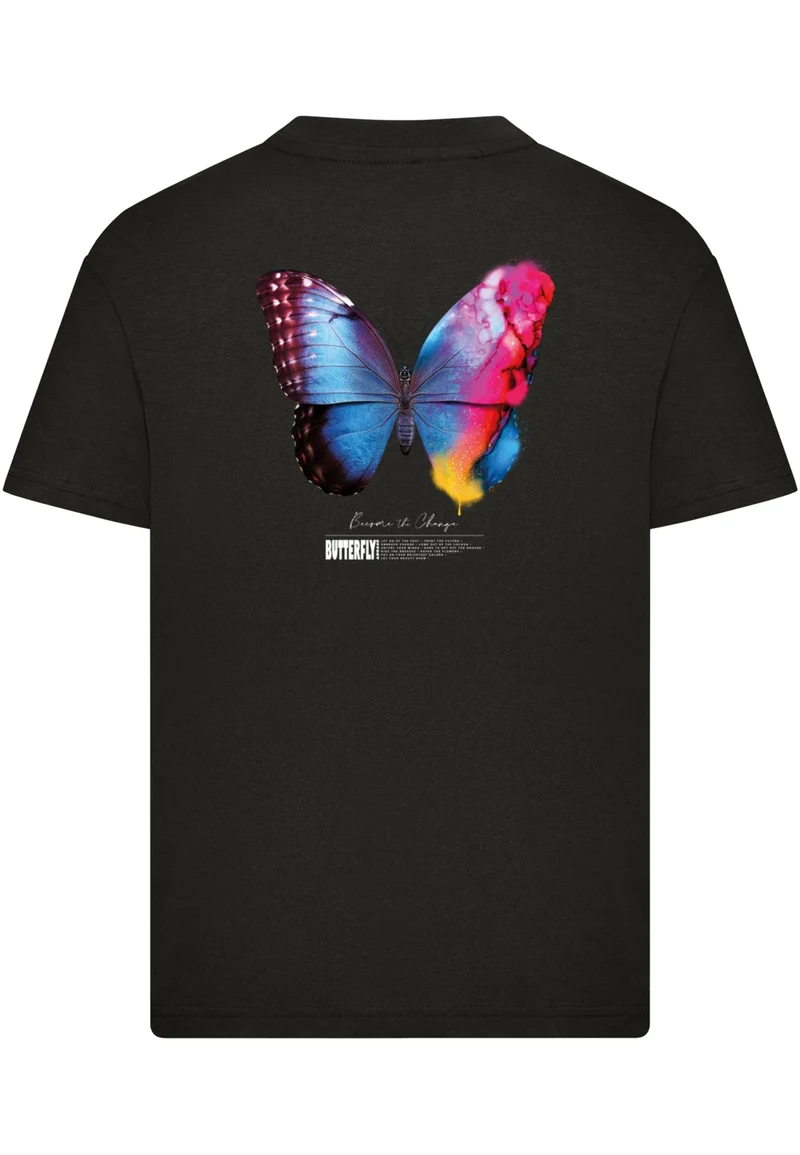 MT The Change Colorful Butterfly Tee