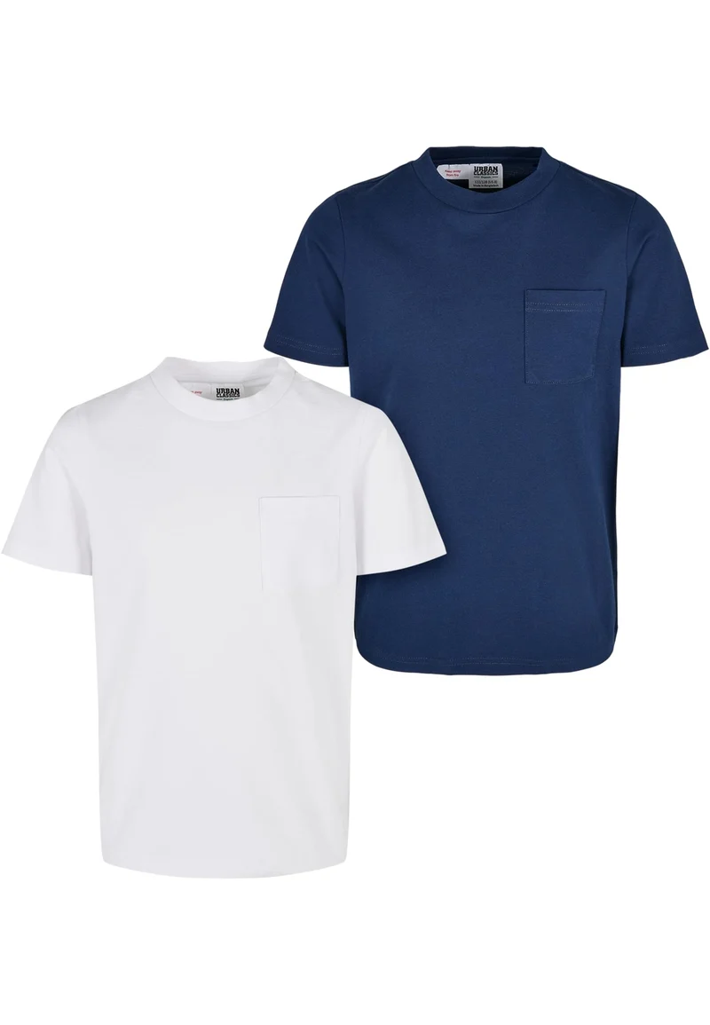 Boys Organic Cotton Basic Pocket Tee 2-Pack