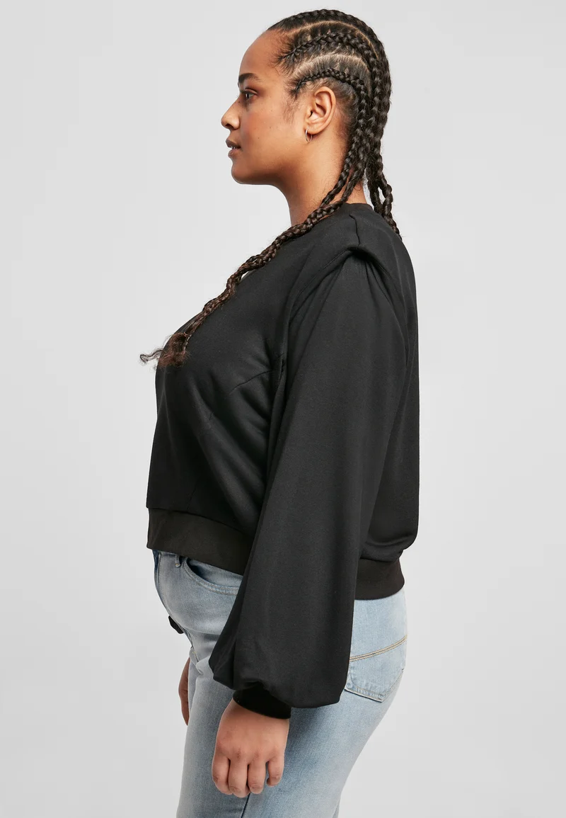 UC Padded Shoulder Modal Terry Crewneck