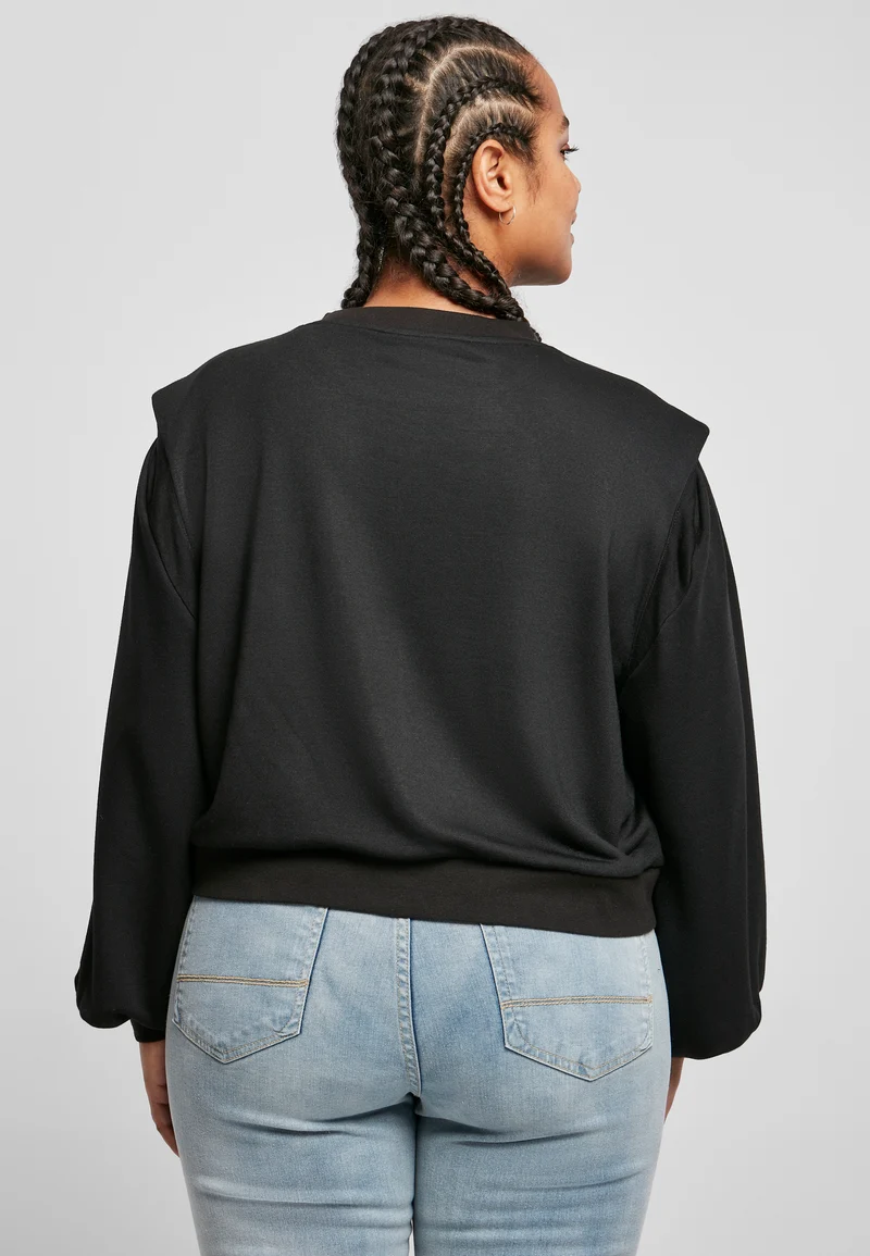 UC Padded Shoulder Modal Terry Crewneck