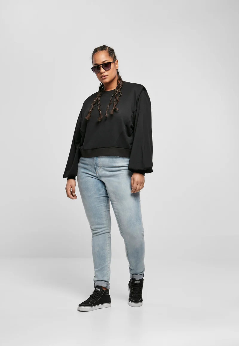 UC Padded Shoulder Modal Terry Crewneck