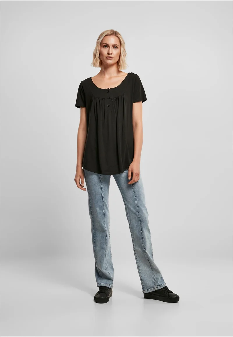 UC Viscose Button Up Tee