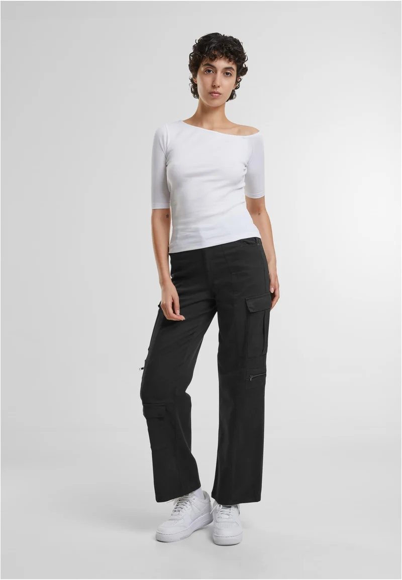 UC Organic Asymmetric Rib Tee