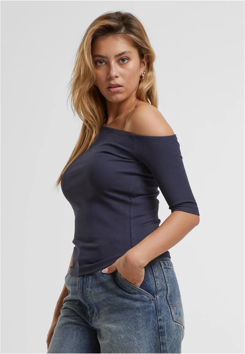 UC Organic Asymmetric Rib Tee