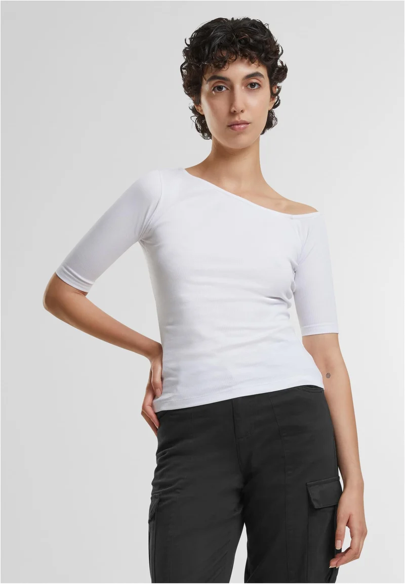 UC Organic Asymmetric Rib Tee
