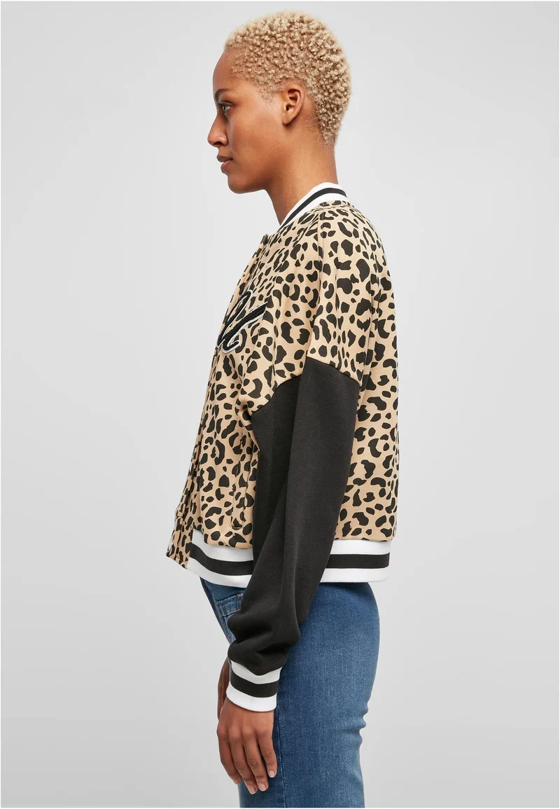 UC AOP Oversized College Sweat Jacket