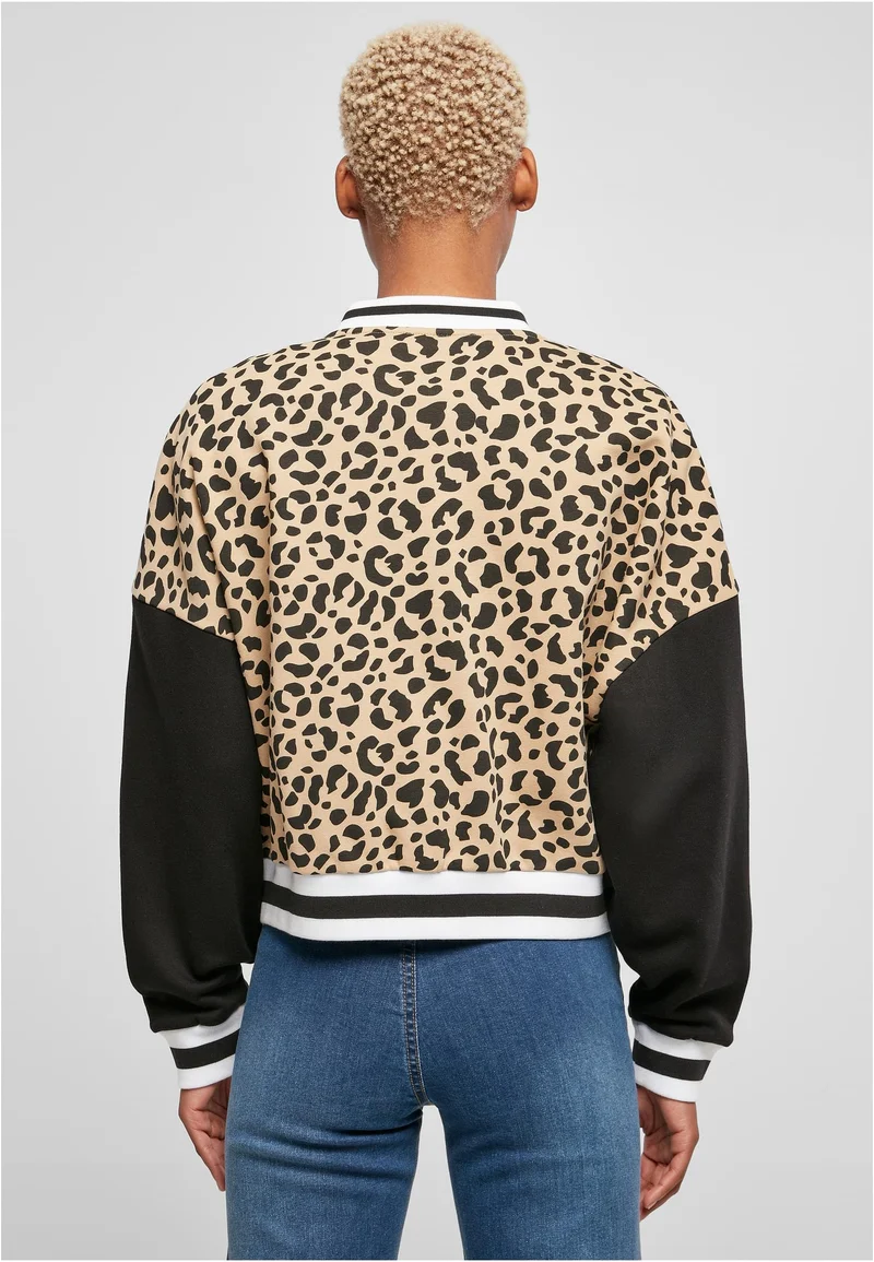 UC AOP Oversized College Sweat Jacket