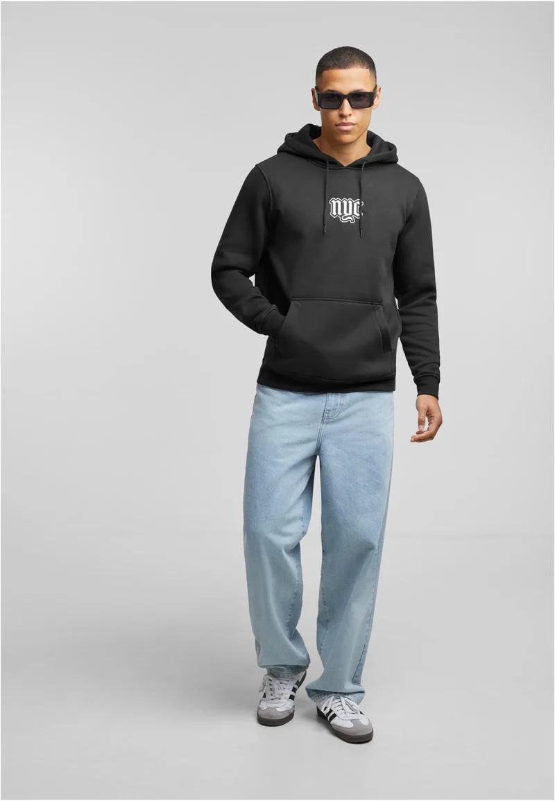 MT NYC Old English Wording Patch Hoody