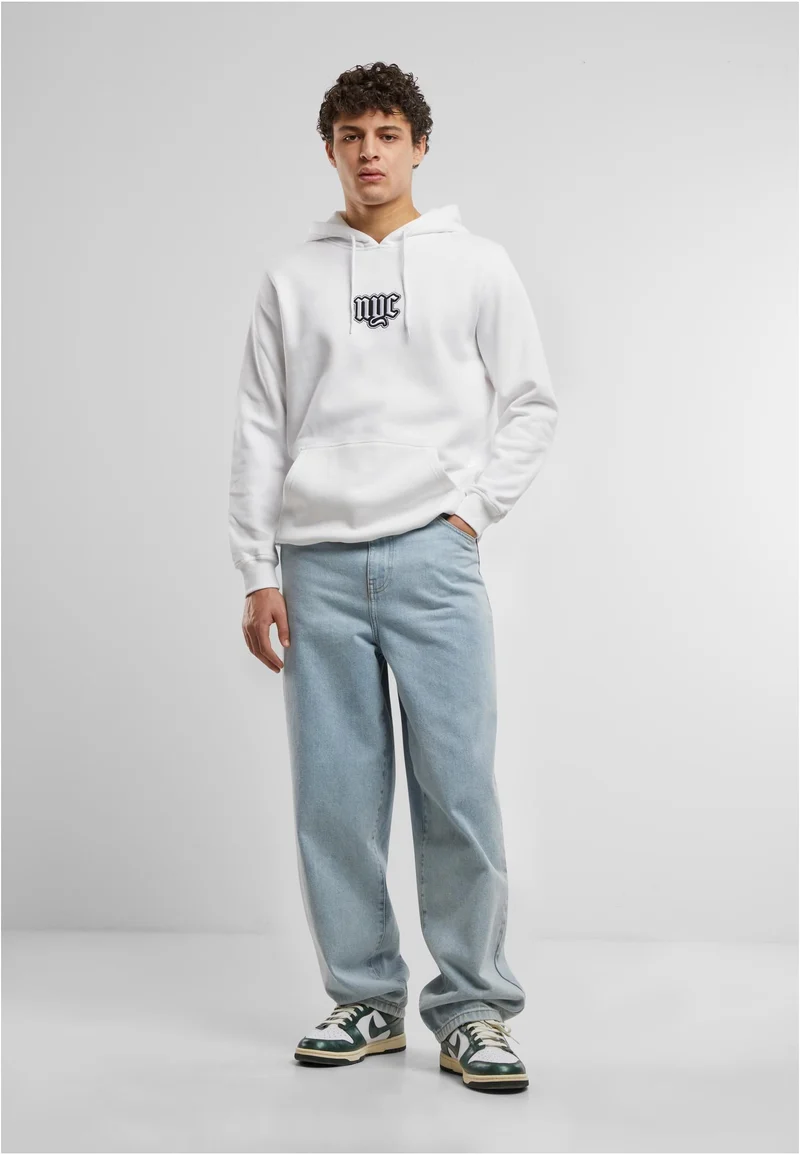 MT NYC Old English Wording Patch Hoody