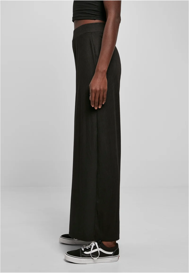 UC Rib Jersey Wide Leg Pants