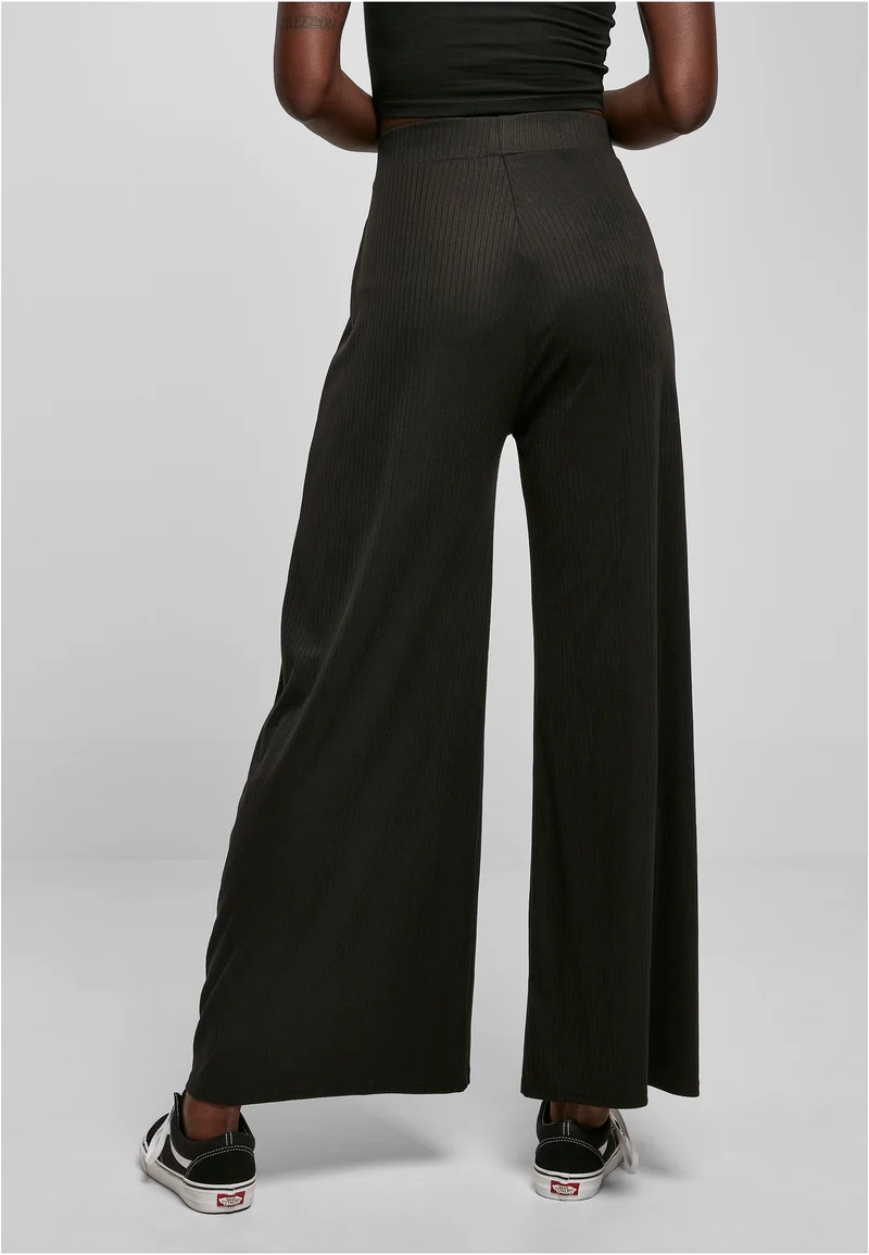 UC Rib Jersey Wide Leg Pants