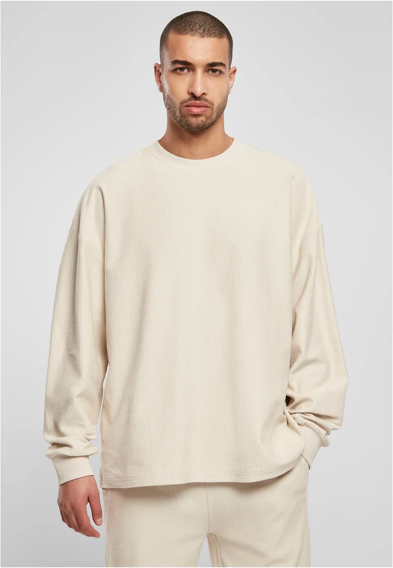 UC Rib Terry Boxy Crew
