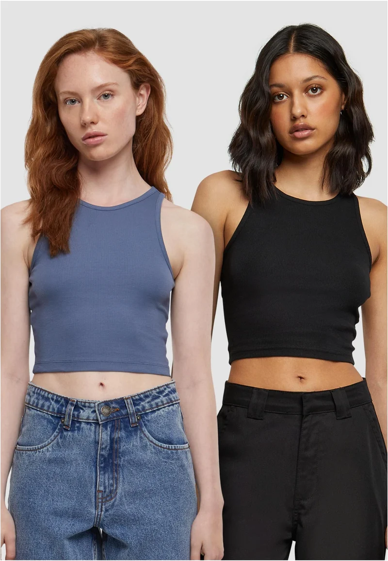 UC Cropped Rib Top 2-Pack