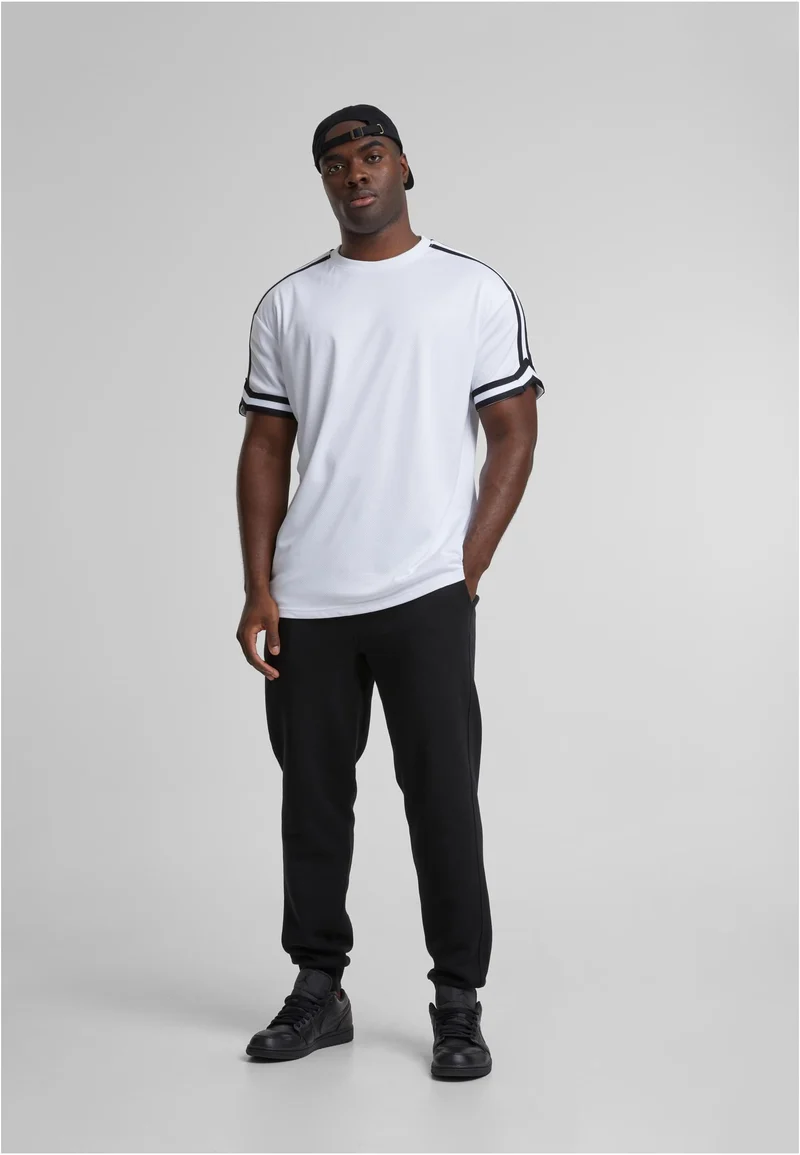 UC Oversized Stripes Mesh Tee