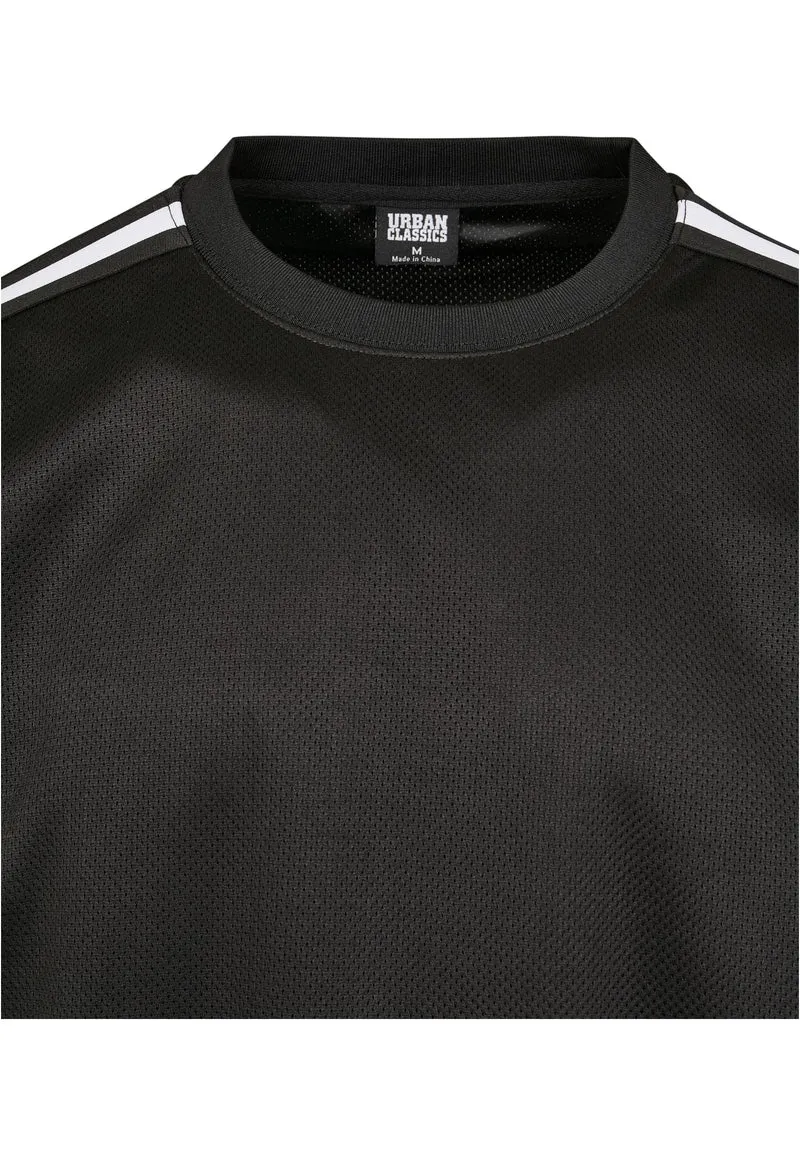 UC Oversized Stripes Mesh Tee