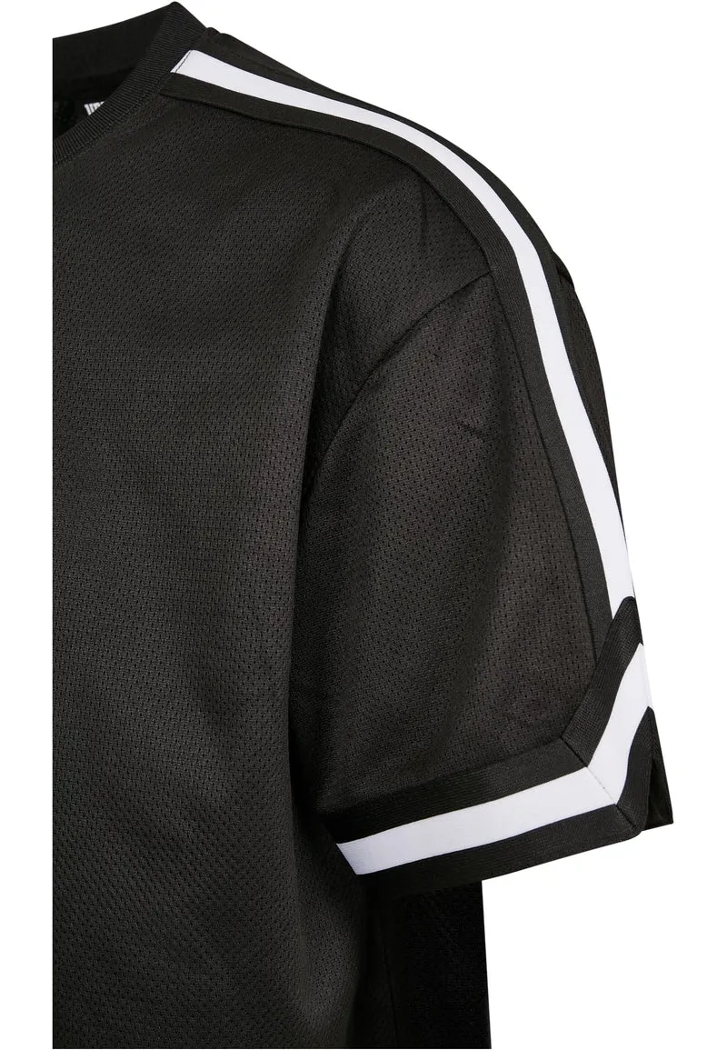 UC Oversized Stripes Mesh Tee