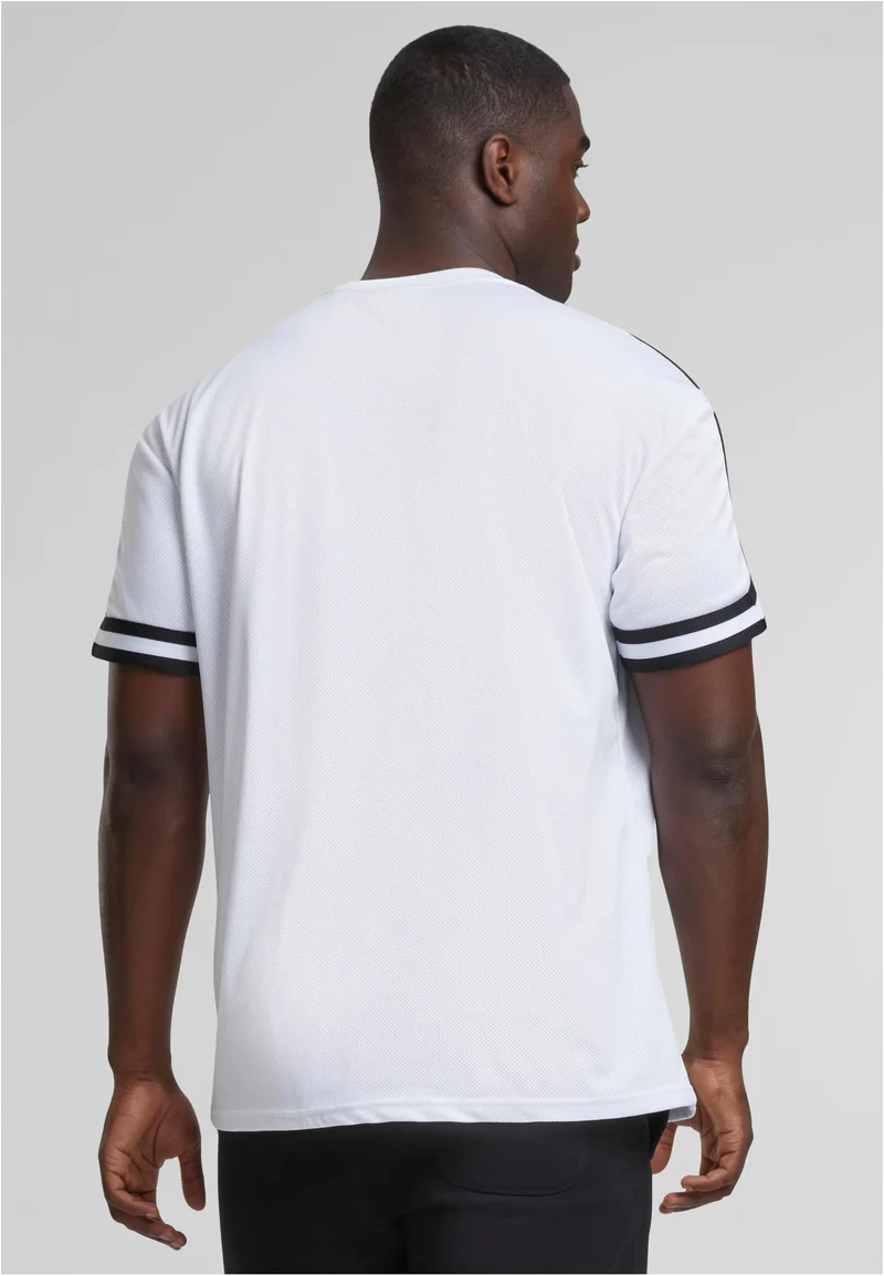UC Oversized Stripes Mesh Tee