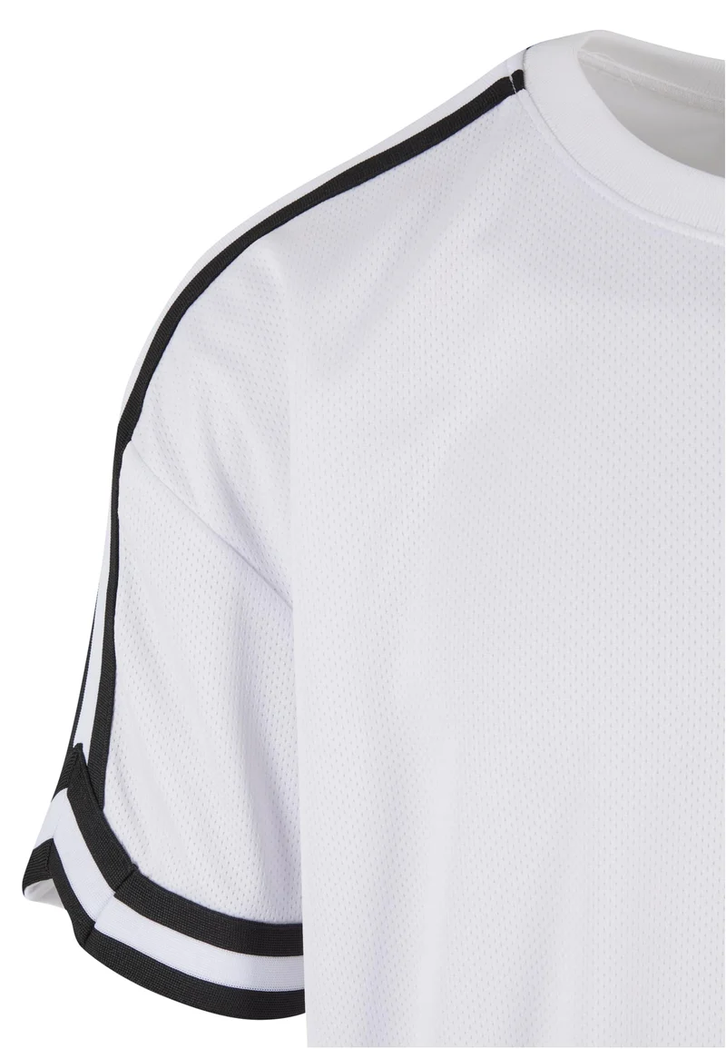 UC Oversized Stripes Mesh Tee