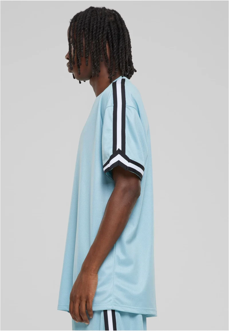 UC Oversized Stripes Mesh Tee