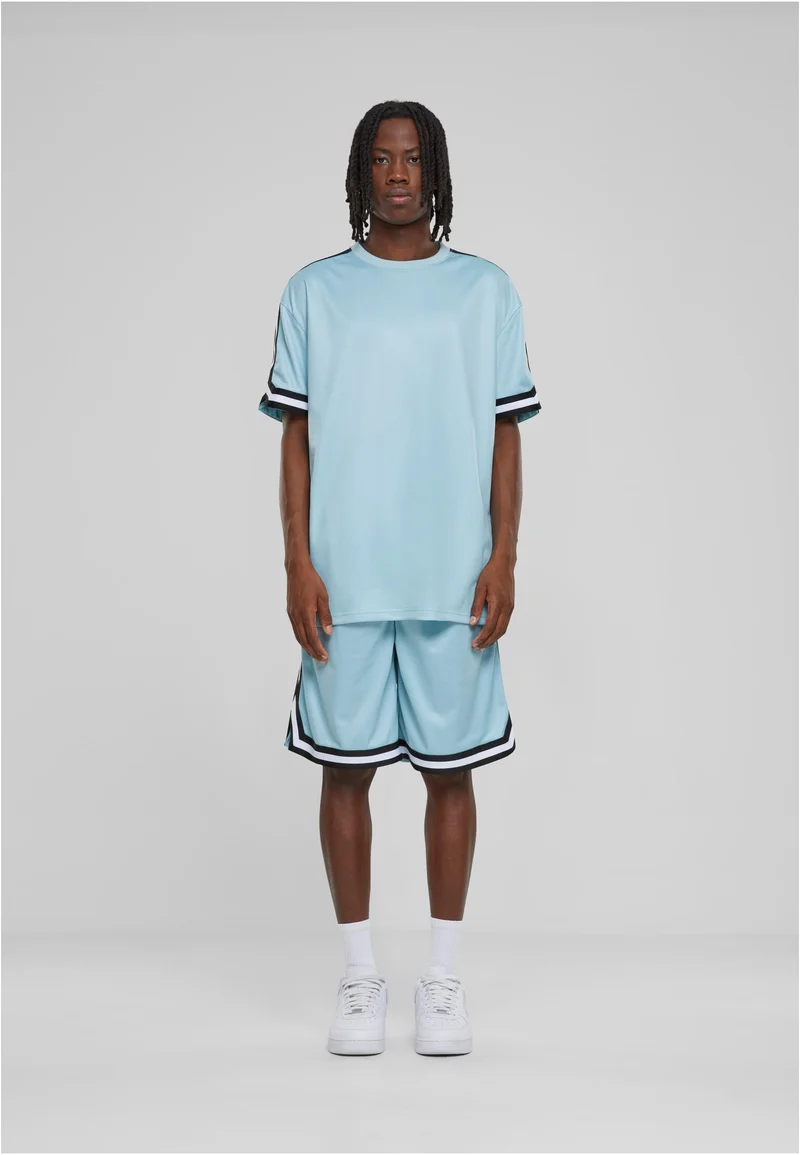 UC Oversized Stripes Mesh Tee