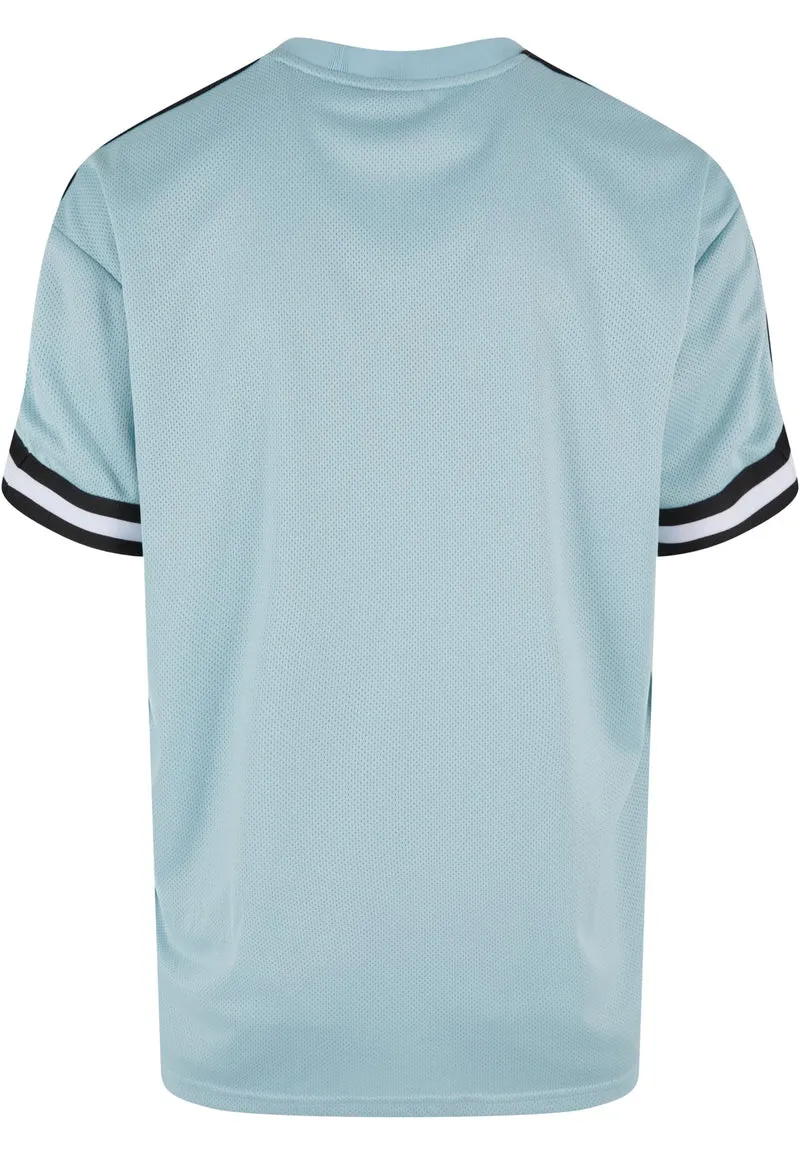 UC Oversized Stripes Mesh Tee