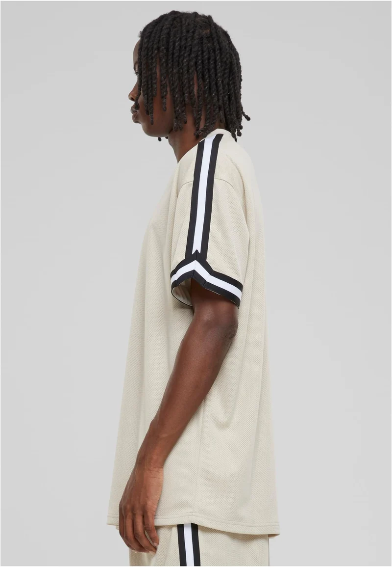 UC Oversized Stripes Mesh Tee