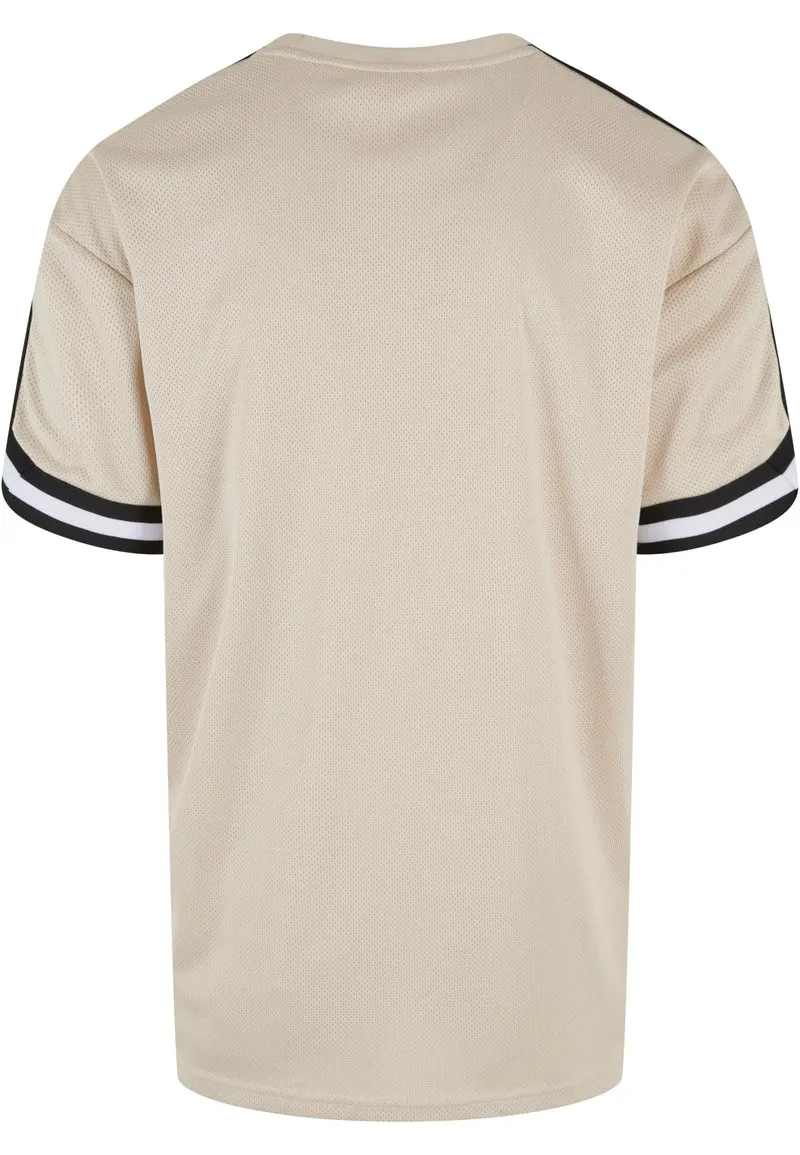 UC Oversized Stripes Mesh Tee