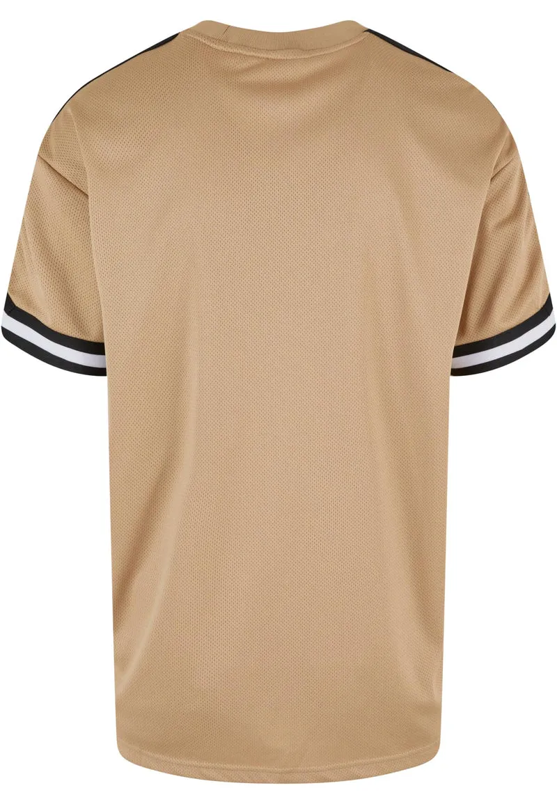 UC Oversized Stripes Mesh Tee