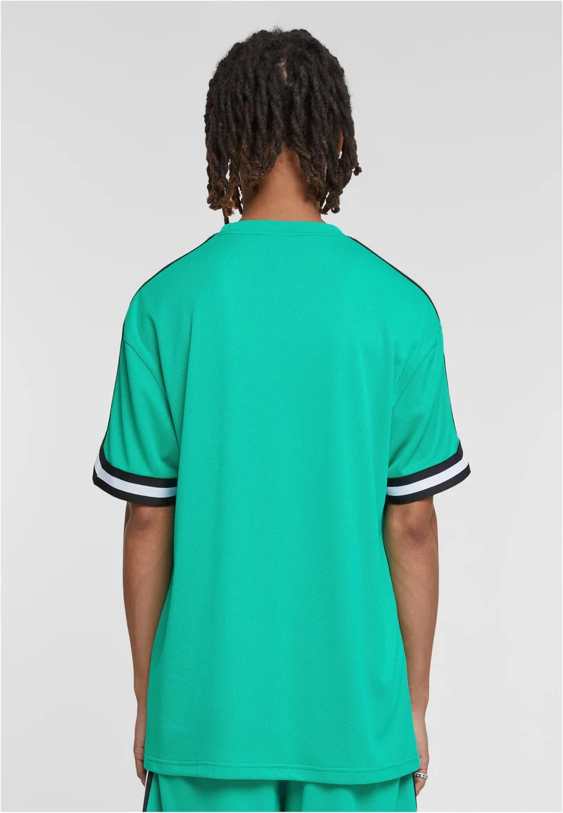 UC Oversized Stripes Mesh Tee