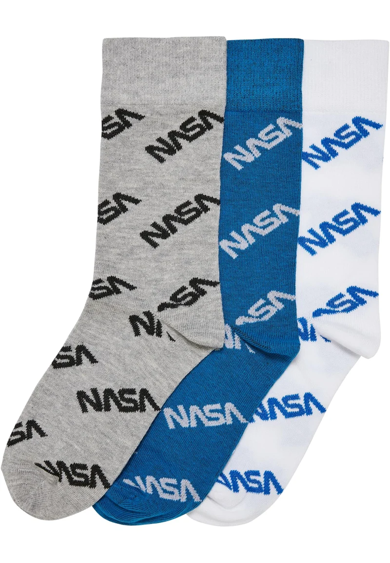 MT NASA Allover Socks Kids 3-Pack