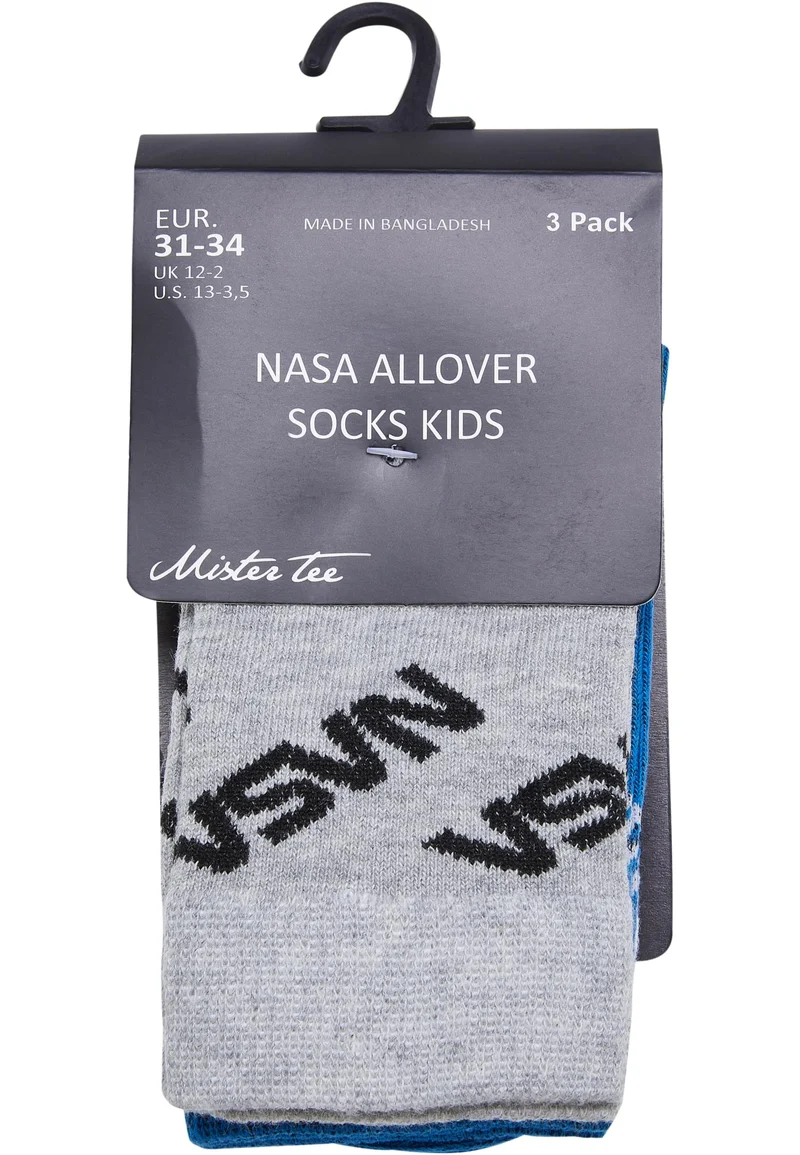 MT NASA Allover Socks Kids 3-Pack