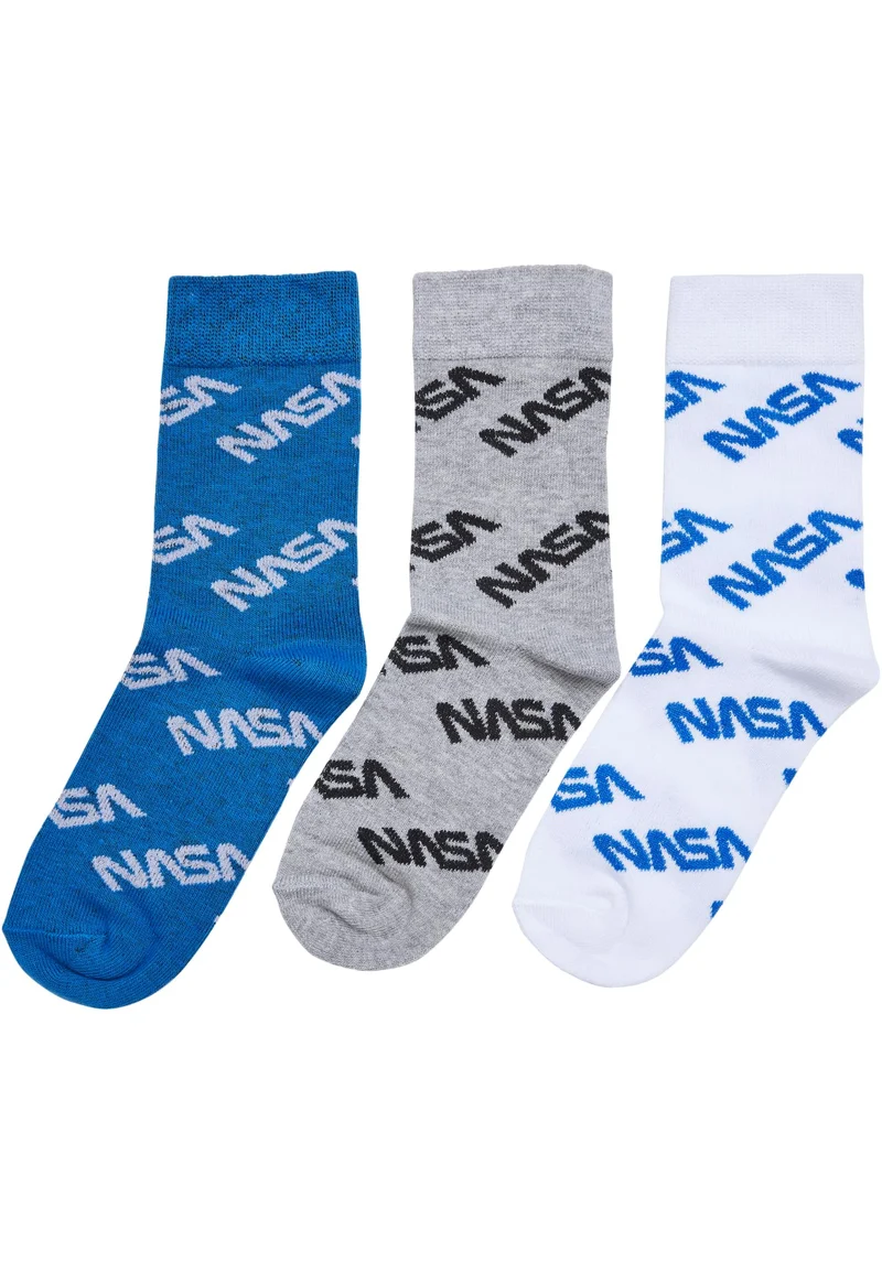 MT NASA Allover Socks Kids 3-Pack