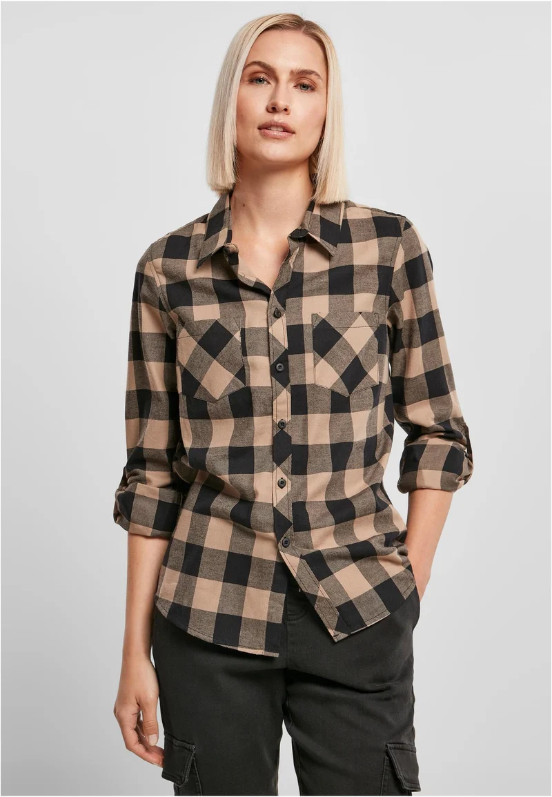 UC Turnup Checked Flanell Shirt