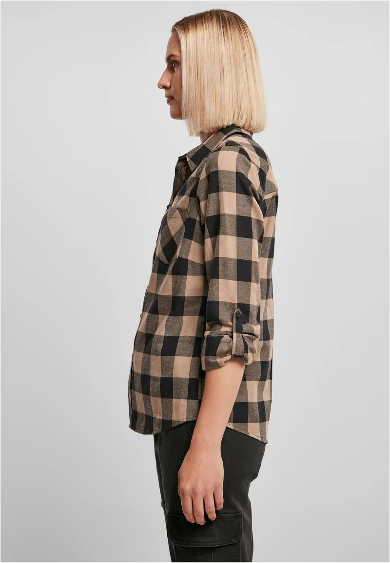 UC Turnup Checked Flanell Shirt