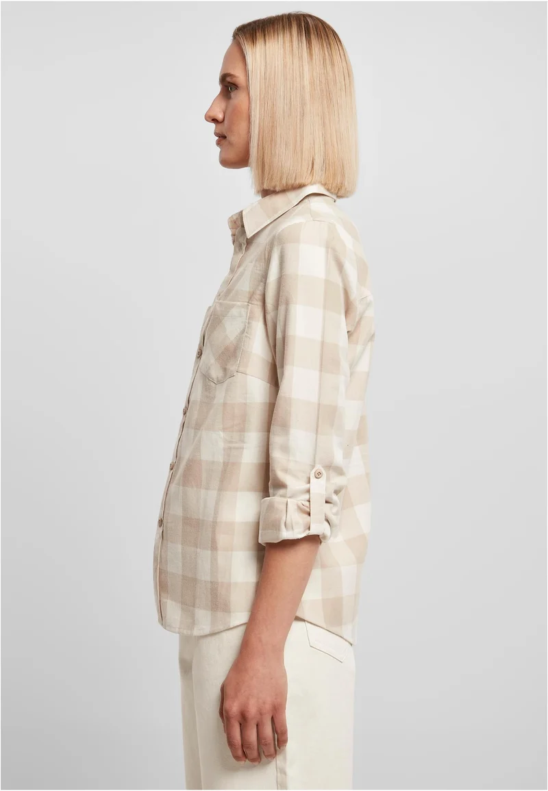 UC Turnup Checked Flanell Shirt