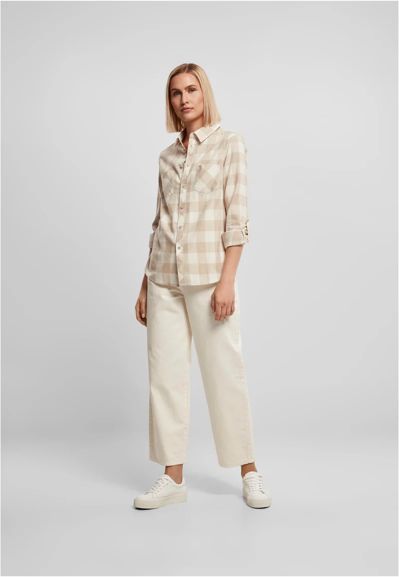 UC Turnup Checked Flanell Shirt